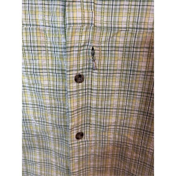 Cabela’s Cool Max Men’s Button Up Short Sleeve Green Shirt Size XL (3988) - Picture 2 of 6